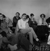 Kwiecień 1979, Warszawa, Polska.
Spektakl Magdy Ziemskiej w Centralnym Klubie Studentów Politechniki Warszawskiej 