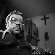 Maj 1979, Kraków, Polska.
Malarz Jerzy Nowosielski.
Fot. Irena Jarosińska, zbiory Ośrodka KARTA