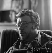 Maj 1979, Kraków, Polska.
Malarz Jerzy Nowosielski.
Fot. Irena Jarosińska, zbiory Ośrodka KARTA