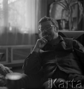 Maj 1979, Kraków, Polska.
Malarz Jerzy Nowosielski.
Fot. Irena Jarosińska, zbiory Ośrodka KARTA