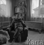 Maj 1979, Kraków, Polska.
Malarz Jerzy Nowosielski.
Fot. Irena Jarosińska, zbiory Ośrodka KARTA