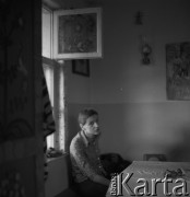 1978-1987, Grobka, Polska.
Wanda Nowakowska - żona reżysera Marka Nowakowskiego.
Fot. Irena Jarosińska, zbiory Ośrodka KARTA