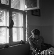 1978-1987, Grobka, Polska.
Wanda Nowakowska - żona reżysera Marka Nowakowskiego.
Fot. Irena Jarosińska, zbiory Ośrodka KARTA