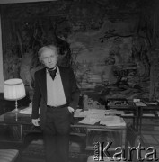 Lata 80, Warszawa, Polska.
Robert Satanowski - dyrektor naczelny i artystyczny Teatru Wielkiego.
Fot. Irena Jarosińska, zbiory Ośrodka KARTA