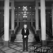 Lata 80, Warszawa, Polska.
Robert Satanowski - dyrektor naczelny i artystyczny Teatru Wielkiego.
Fot. Irena Jarosińska, zbiory Ośrodka KARTA