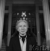 Lata 80, Warszawa, Polska.
Robert Satanowski - dyrektor naczelny i artystyczny Teatru Wielkiego.
Fot. Irena Jarosińska, zbiory Ośrodka KARTA