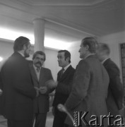 lata 70-te, Warszawa, Polska
Posiedzenie sejmowej komisji ds. gospodarczo-socjalnych.
Fot. Irena Jarosińska, zbiory Ośrodka KARTA