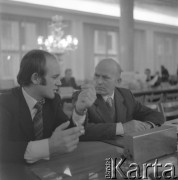 lata 70-te, Warszawa, Polska
Posiedzenie sejmowej komisji ds. gospodarczo-socjalnych.
Fot. Irena Jarosińska, zbiory Ośrodka KARTA