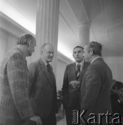 lata 70-te, Warszawa, Polska
Posiedzenie sejmowej komisji ds. gospodarczo-socjalnych.
Fot. Irena Jarosińska, zbiory Ośrodka KARTA