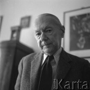 lata 70-te, Warszawa, Polska
Prozaik i poeta Andrzej Kuśniewicz
Fot. Irena Jarosińska, zbiory Ośrodka KARTA