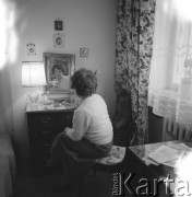 lata 70-te, Warszawa, Polska
Pisarka Jadwiga Żylińska
Fot. Irena Jarosińska, zbiory Ośrodka KARTA