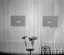 lata 70-te, Warszawa, Polska
Wystawa Włodzimierza Borowskiego
Fot. Irena Jarosińska, zbiory Ośrodka KARTA