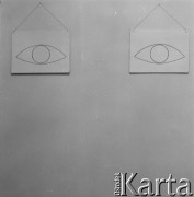 lata 70-te, Warszawa, Polska
Wystawa Włodzimierza Borowskiego
Fot. Irena Jarosińska, zbiory Ośrodka KARTA