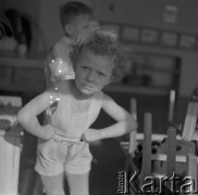 Lata 80., Warszawa, Polska.
Przedszkole na ulicy Orlej.
Fot. Irena Jarosińska, zbiory Ośrodka KARTA