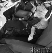 Lata 80., Warszawa, Polska.
Malarz Henryk Stażewski.
Fot. Irena Jarosińska, zbiory Ośrodka KARTA 
