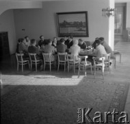 Lata 50. lub 60., Warszawa, Polska.
Stowarzyszenie Polskich Artystów Teatralnych i Filmowych.
Fot. Irena Jarosińska, zbiory Ośrodka KARTA