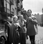 1959, Warszawa, Polska.
Plan zdjęciowy do filmu 