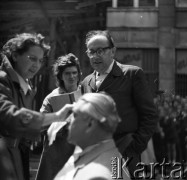 1959, Warszawa, Polska.
Plan zdjęciowy do filmu 