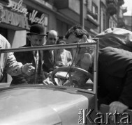 1959, Warszawa, Polska.
Plan zdjęciowy do filmu 