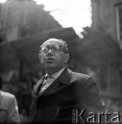 1959, Warszawa, Polska.
Plan zdjęciowy do filmu 