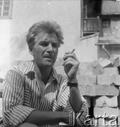 1958, Kazimierz Dolny, Polska.
Plan zdjęciowy do filmu 