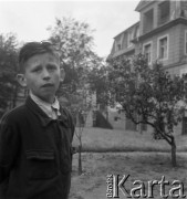 Lata 50. lub 60., Wrocław, Polska.
Dzieci.
Fot. Irena Jarosińska, zbiory Ośrodka KARTA