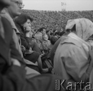 Lata 50. lub 60., Warszawa, Polska.
Stadion Dziesięciolecia.
Fot. Irena Jarosińska, zbiory Ośrodka KARTA