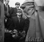 Lata 50. lub 60., Warszawa, Polska.
Stadion Dziesięciolecia.
Fot. Irena Jarosińska, zbiory Ośrodka KARTA