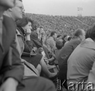 Lata 50. lub 60., Warszawa, Polska.
Stadion Dziesięciolecia.
Fot. Irena Jarosińska, zbiory Ośrodka KARTA