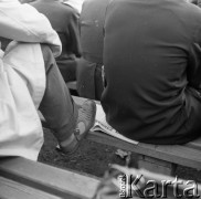 Lata 50. lub 60., Warszawa, Polska.
Stadion Dziesięciolecia.
Fot. Irena Jarosińska, zbiory Ośrodka KARTA