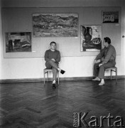 Lata 50. lub 60., Polska.
Wystawa.
Fot. Irena Jarosińska, zbiory Ośrodka KARTA