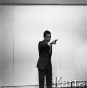 1968, Polska.
Pianista jazzowy Andrzej Trzaskowski.
Fot. Irena Jarosińska, zbiory Ośrodka KARTA
