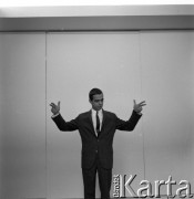 1968, Polska.
Pianista jazzowy Andrzej Trzaskowski.
Fot. Irena Jarosińska, zbiory Ośrodka KARTA