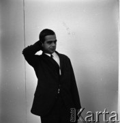 1968, Polska.
Pianista jazzowy Andrzej Trzaskowski.
Fot. Irena Jarosińska, zbiory Ośrodka KARTA