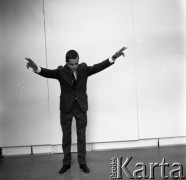 1968, Polska.
Pianista jazzowy Andrzej Trzaskowski.
Fot. Irena Jarosińska, zbiory Ośrodka KARTA
