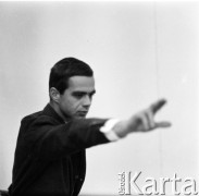 1968, Polska.
Pianista jazzowy Andrzej Trzaskowski.
Fot. Irena Jarosińska, zbiory Ośrodka KARTA