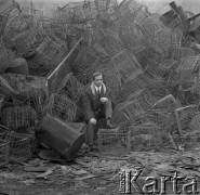 1968, Polska.
Pianista jazzowy Andrzej Trzaskowski.
Fot. Irena Jarosińska, zbiory Ośrodka KARTA