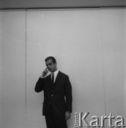 1968, Polska.
Pianista jazzowy Andrzej Trzaskowski.
Fot. Irena Jarosińska, zbiory Ośrodka KARTA