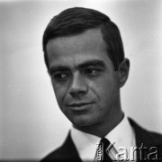 1968, Polska.
Pianista jazzowy Andrzej Trzaskowski.
Fot. Irena Jarosińska, zbiory Ośrodka KARTA