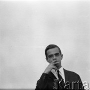 1968, Polska.
Pianista jazzowy Andrzej Trzaskowski.
Fot. Irena Jarosińska, zbiory Ośrodka KARTA