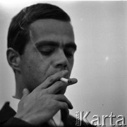 1968, Polska.
Pianista jazzowy Andrzej Trzaskowski.
Fot. Irena Jarosińska, zbiory Ośrodka KARTA