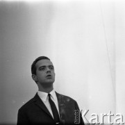 1968, Polska.
Pianista jazzowy Andrzej Trzaskowski.
Fot. Irena Jarosińska, zbiory Ośrodka KARTA