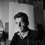 Lata 70., Polska.
Grafik Maciej Urbaniec.
Fot. Irena Jarosińska, zbiory Ośrodka KARTA