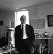 1970, Polska.
Malarz Henryk Stażewski.
Fot. Irena Jarosińska, zbiory Ośrodka KARTA 

