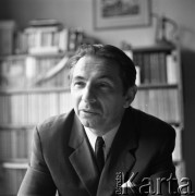 1972, Polska.
Pisarz Lesław Bartelski.
Fot. Irena Jarosińska, zbiory Ośrodka KARTA