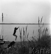 1960, Warszawa, Polska.
Tancerka Barbara Bittnerówna - primabalerina Opery Poznańskiej, Opery Śląskiej i Opery Narodowej w Warszawie.
Fot. Irena Jarosińska, zbiory Ośrodka KARTA   
