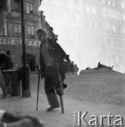 Lata 70., Warszawa, Polska.
Rynek Starego Miasta.
Fot. Irena Jarosińska, zbiory Ośrodka KARTA