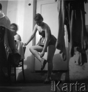 ok. 1957, Kraków, Polska
Maria Stangret za kulisami 