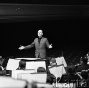 1968, Polska.
Kompozytor Witold Lutosławski.
Fot. Irena Jarosińska, zbiory Ośrodka KARTA
