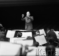 1968, Polska.
Kompozytor Witold Lutosławski.
Fot. Irena Jarosińska, zbiory Ośrodka KARTA

